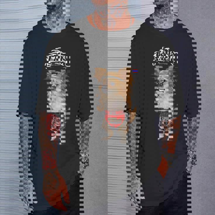 チワワ犬 ムエタイ キックボクシングチャンピオン Tシャツ 彼への贈り物