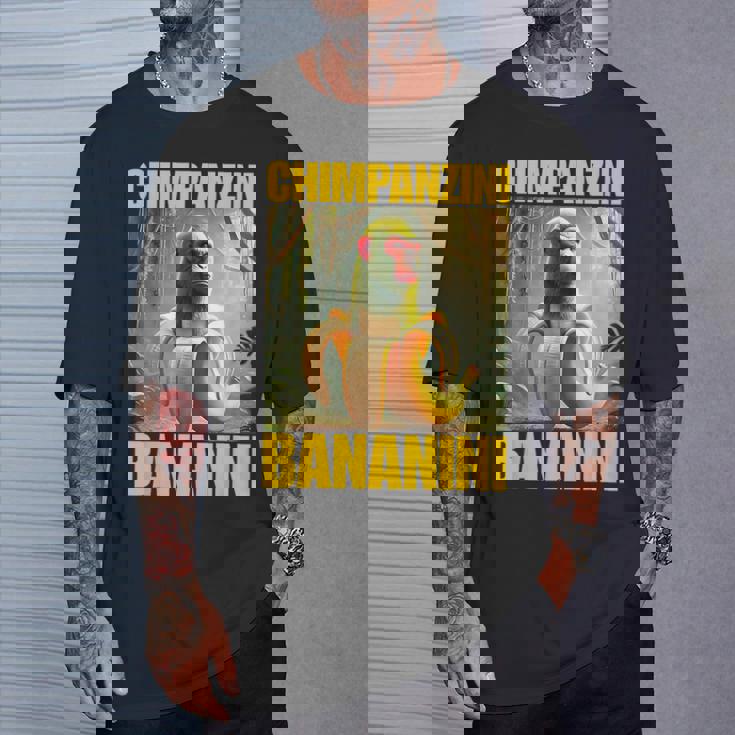 チンパンジーニ バナニーニ イタリアのブレインロットミーム Tシャツ 彼への贈り物