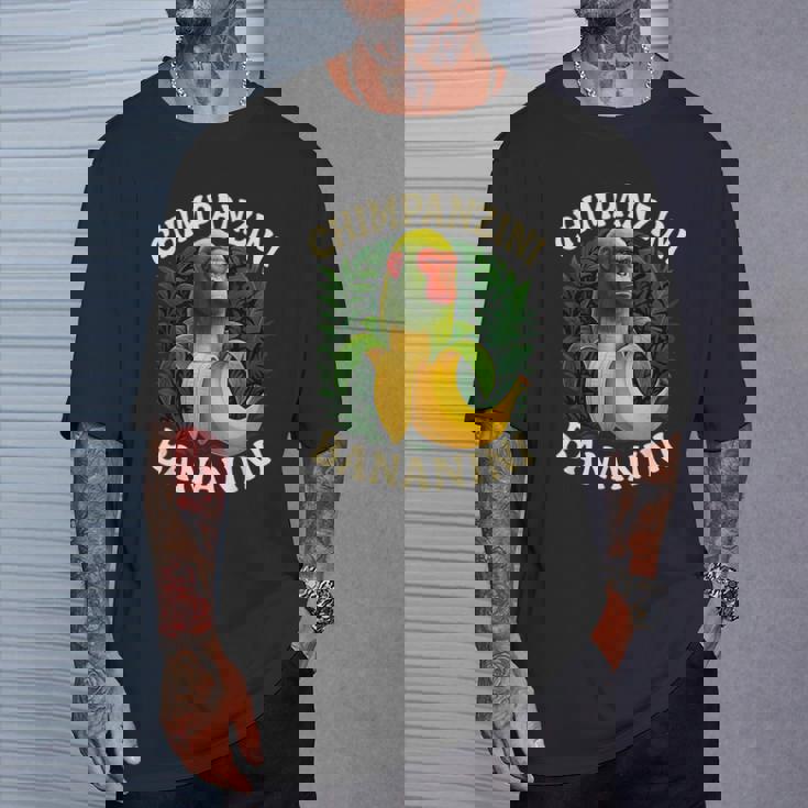 チンパンジーニ バナニーニ イタリアのブレインロットミーム Tシャツ 彼への贈り物