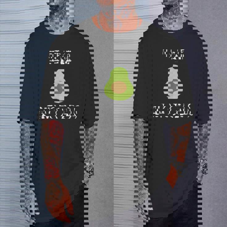 チームアボカドtシャツ 面白いアボカドシャツ ビーガン Tシャツ 彼への贈り物