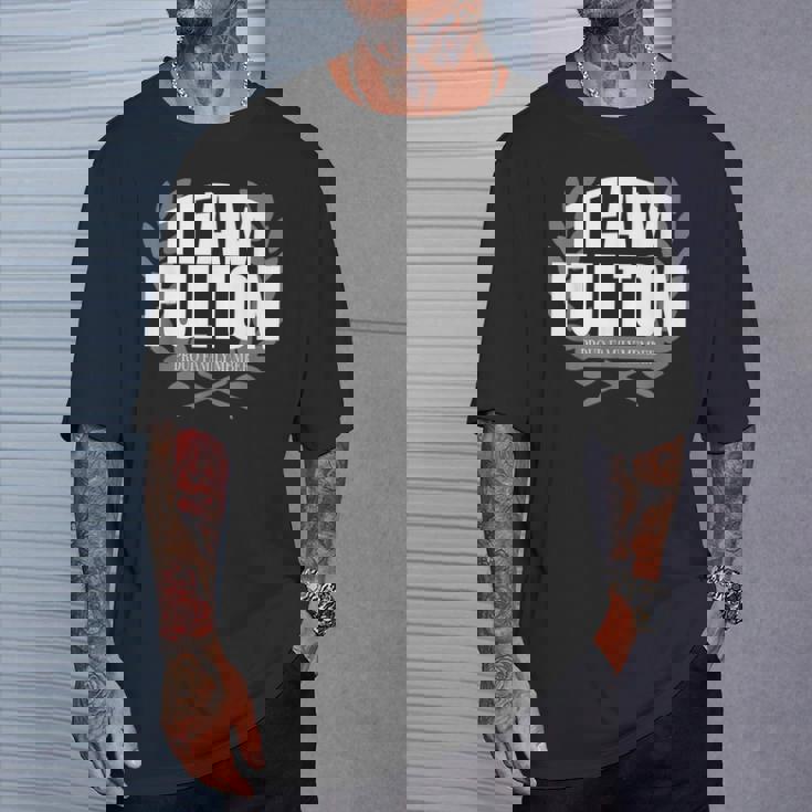 チームフルトンプラウドファミリーメンバーフルトン Tシャツ 彼への贈り物