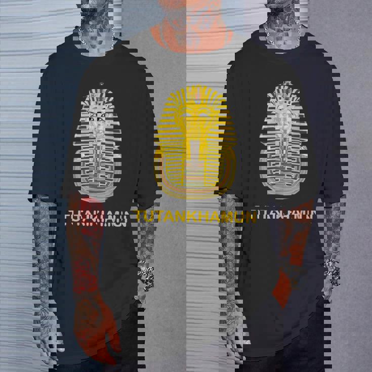 ツタンカーメン ゴールドマスク ツタン王 ファラオ 古代エジプト Tシャツ 彼への贈り物