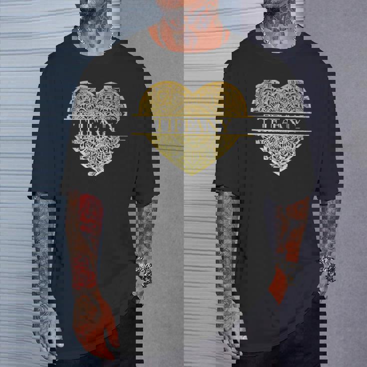 ティファニーの名前 Tシャツ 彼への贈り物