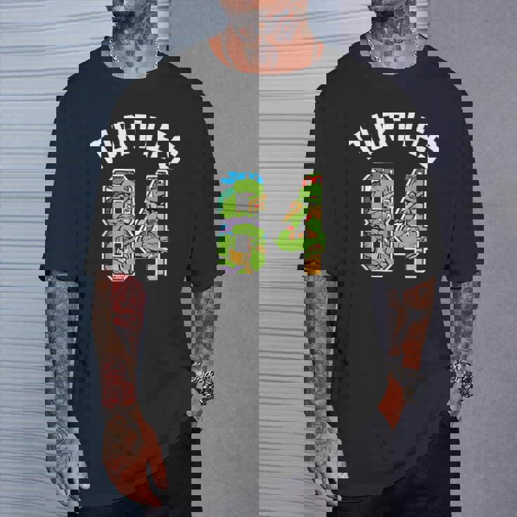 ティーンエイジ・ミュータント・ニンジャ・タートルズ 84フィート グループコラージュ Tシャツ 彼への贈り物