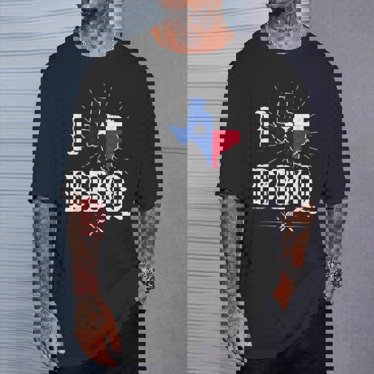 テキサス州旗 バーベキューギフト テキサスバーベキュー Tシャツ 彼への贈り物