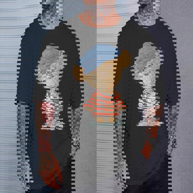 テディベア かわいい 熊 ぬいぐるみ ギフト 動物 アート イラスト Tシャツ 彼への贈り物