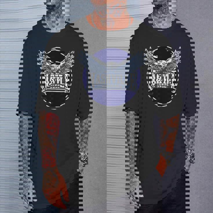 テネシー州ナッシュビル カントリー アメリカ合衆国西部ミュージックシティ Tシャツ 彼への贈り物