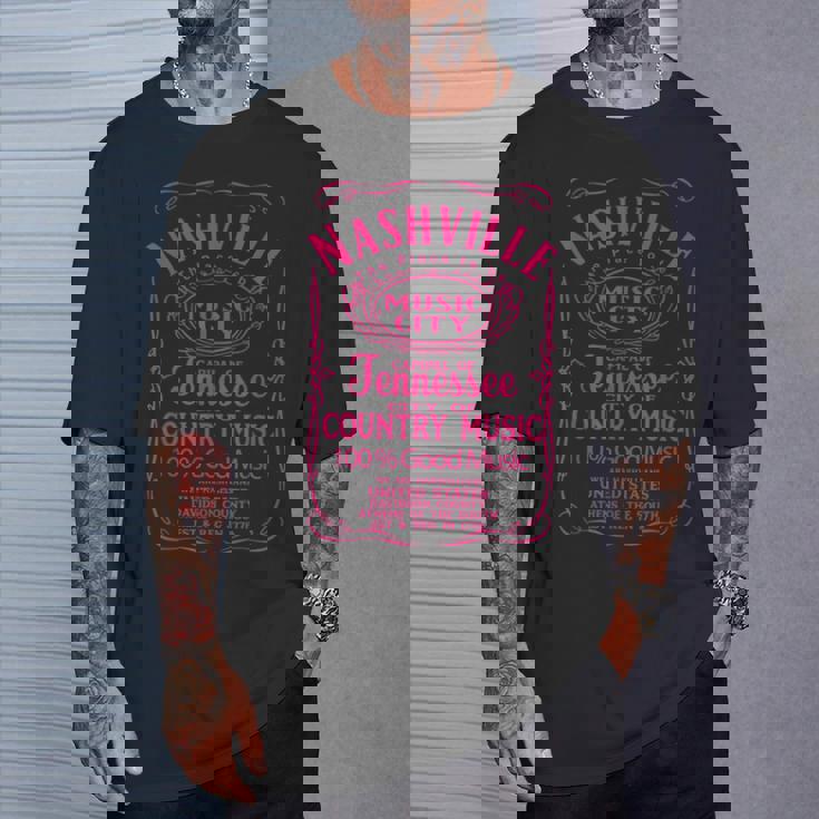 テネシー州ナッシュビルグッドカントリーウエスタンミュージックシティの衣装 Tシャツ 彼への贈り物