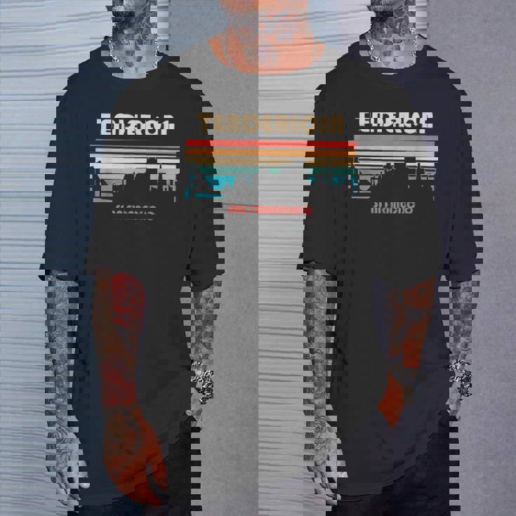 テンダーロイン サンフランシスコ カリフォルニア レトロ ヴィンテージ Tシャツ 彼への贈り物