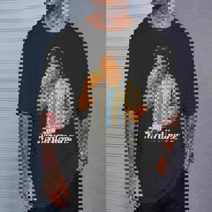 ディエゴ・マラドーナー X デリシャス ドニ ミーム ドナー ケバブ好き Tシャツ 彼への贈り物