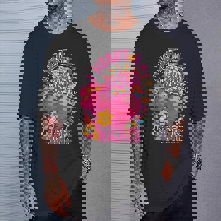 ディスコ グルービー ヒッピー 70年代 80年代 ヴィンテージ 70年代ディスコ衣装 Tシャツ 彼への贈り物