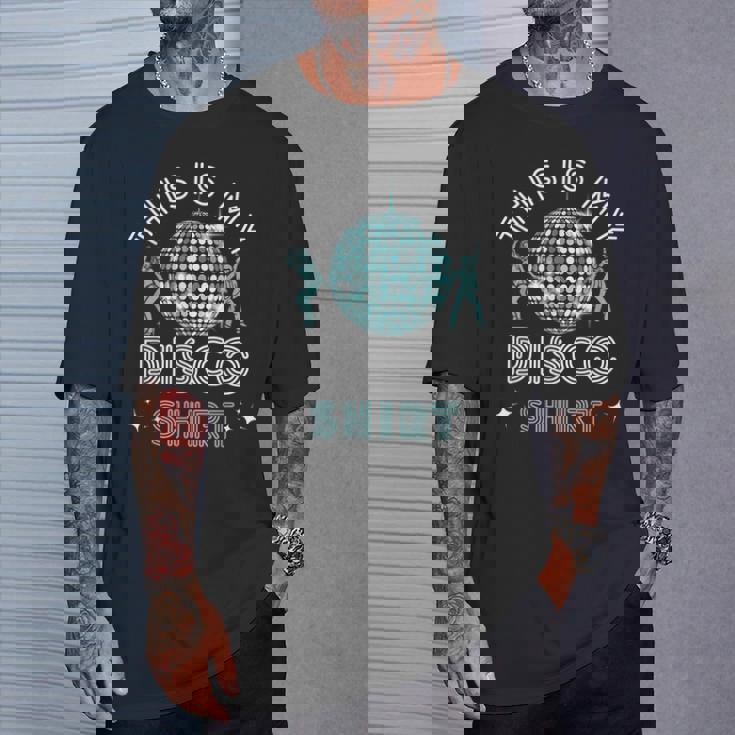 ディスコ衣装 レディース メンズ 70年代&80年代コスチューム This Is My Disco Tシャツ 彼への贈り物