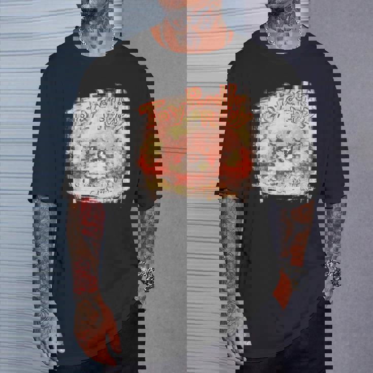 トイプードル かわいい いぬ 子犬 ペット おもしろ 動物 アート イラスト Tシャツ 彼への贈り物