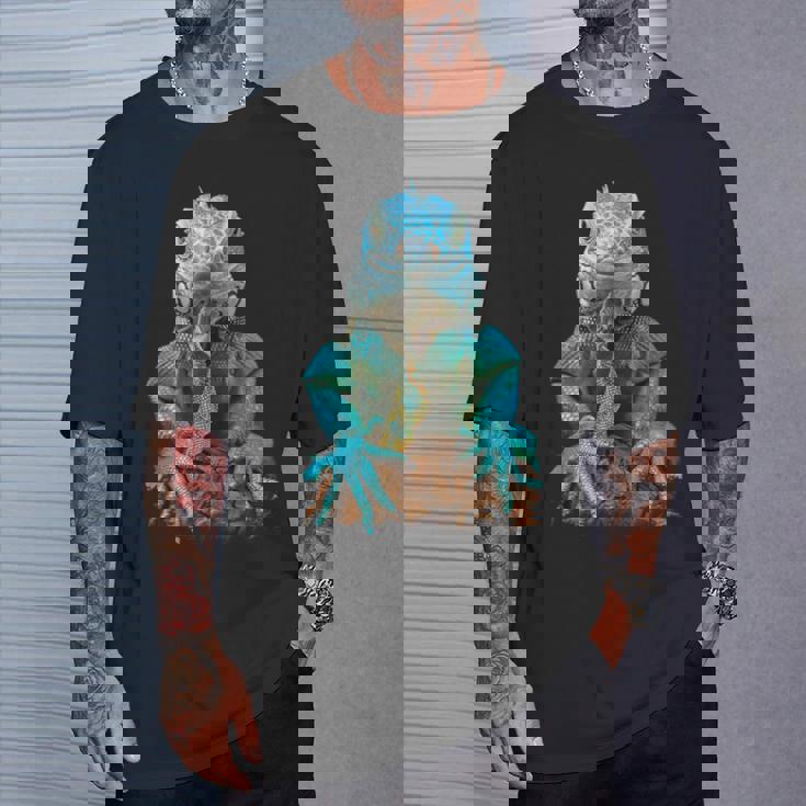 トカゲ イグアナ クール 爬虫類 グラフィック – 男性、女性、男の子、女の子。 Tシャツ 彼への贈り物