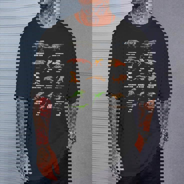 トカゲの種類 教育爬虫類学者 キッズ 男の子 女の子 Tシャツ 彼への贈り物