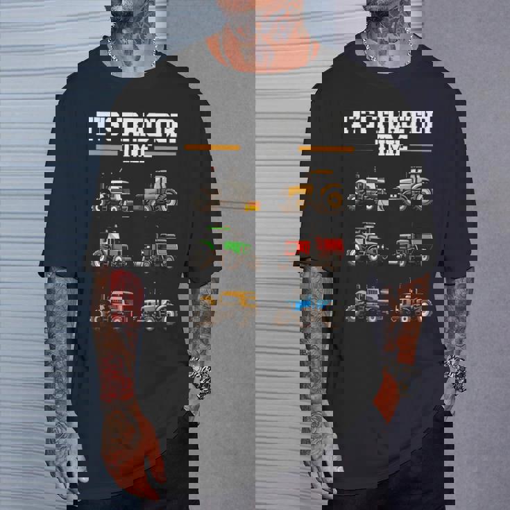 トラクター タイム 農業 男の子 キッズ 農家 農業 トラクター Tシャツ 彼への贈り物