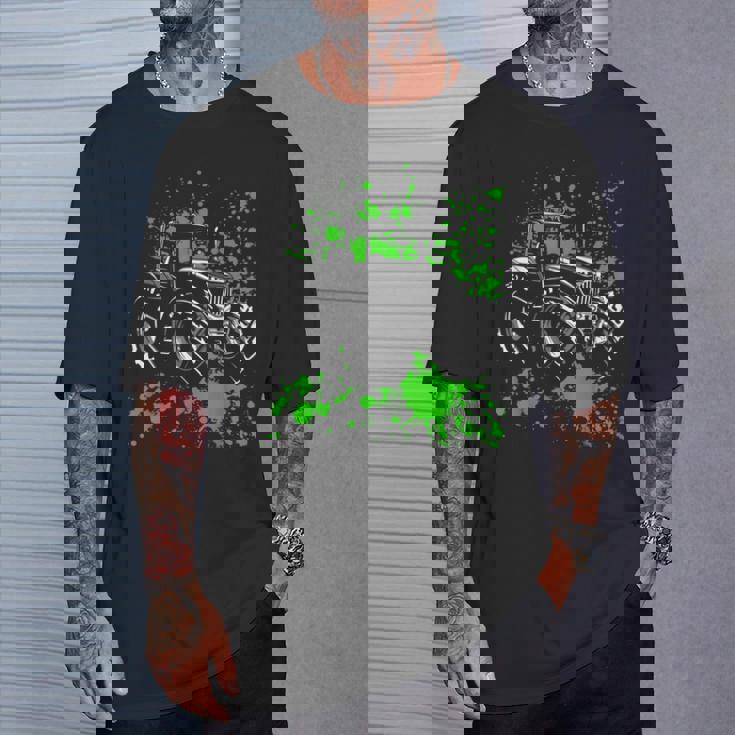 トラクターシャツ レトロトラクターtシャツ ビンテージファーマーギフト Tシャツ 彼への贈り物