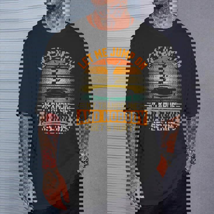 トランポリン ジャンプ トランポリン体操 Tシャツ 彼への贈り物