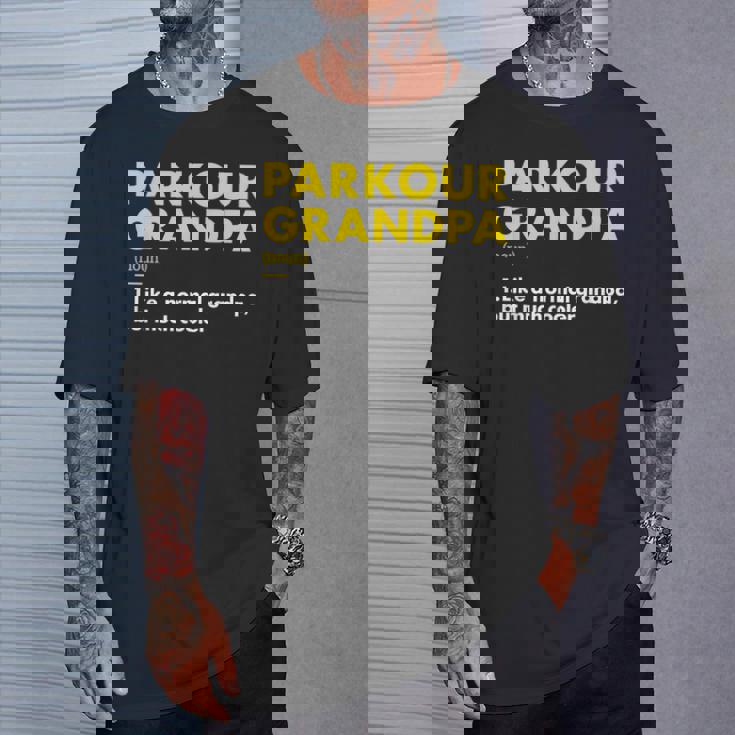 トレーサー・グランパ・デフィニション・パルクール Tシャツ 彼への贈り物