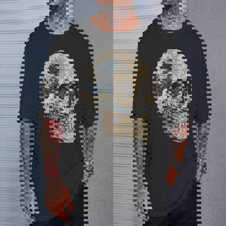 ドクロ 波 日本美術 海 Tシャツ 彼への贈り物