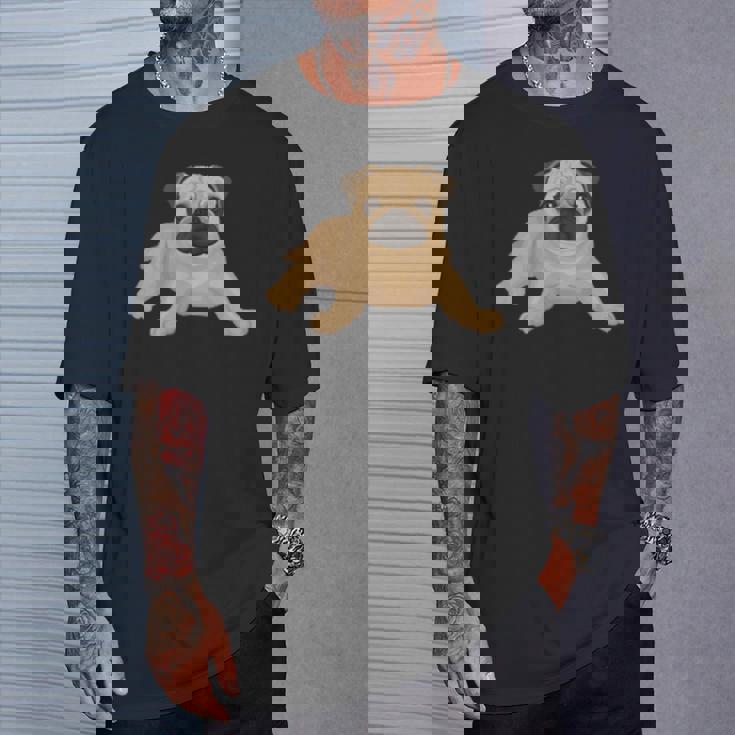 ドッグパグ ドッグモチーフ 犬好きへのギフト パグ Tシャツ 彼への贈り物