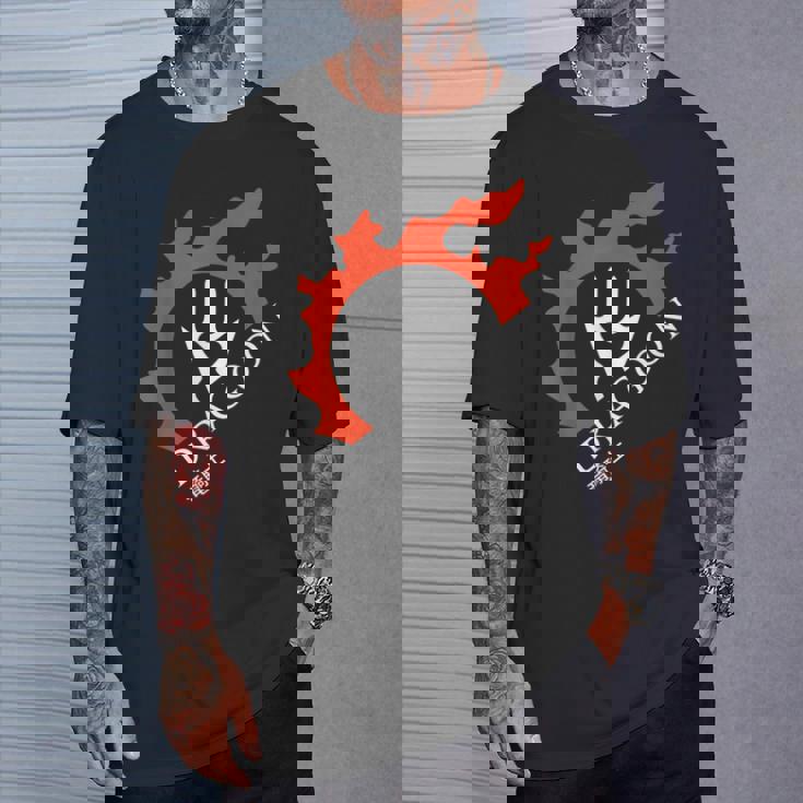 ドラゴン 光と闇の戦士のために Tシャツ 彼への贈り物