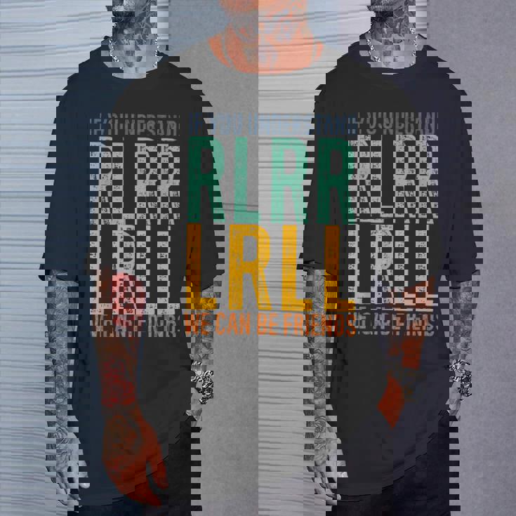 ドラマー Rlrr Lrll パラディドル ドラム ドラム レトロ ヴィンテージ Tシャツ 彼への贈り物