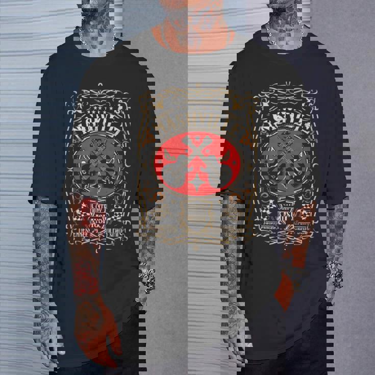 ナッシュビル テネシー レトロ カントリー ミュージック ヴィンテージ Tシャツ 彼への贈り物