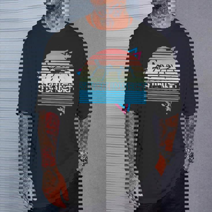 ナナフシ レトロ ペット ナナフシ Tシャツ 彼への贈り物