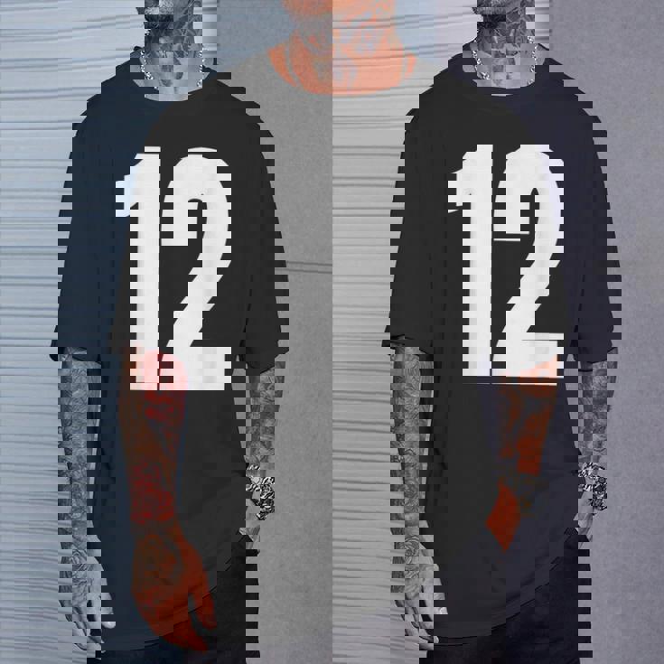 ナンバー12 シャツ。十二 Tシャツ 彼への贈り物