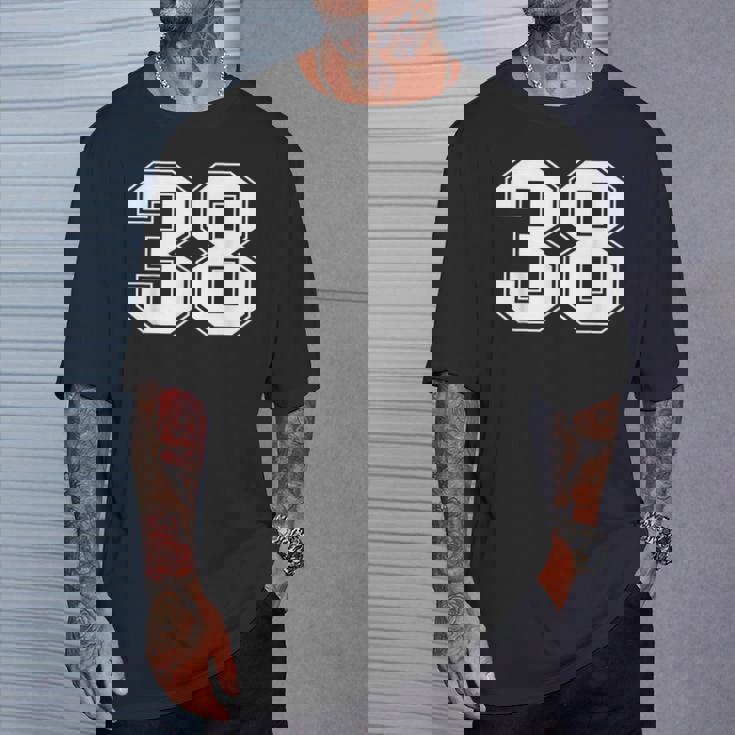 ナンバー38 スポーツ ナンバープレイヤー ナンバー38 Tシャツ 彼への贈り物