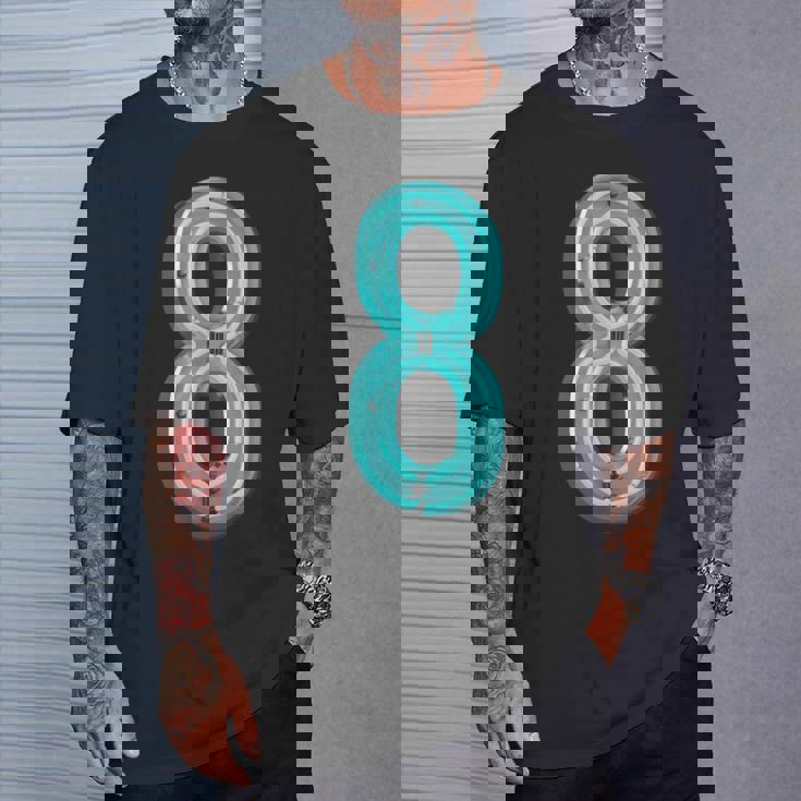 ナンバー8 、ファニーナンバーエイトtシャツ Tシャツ 彼への贈り物