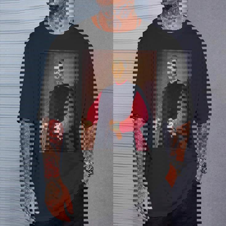 ニコロ・マキャヴェリ 肖像画1600 Tシャツ 彼への贈り物