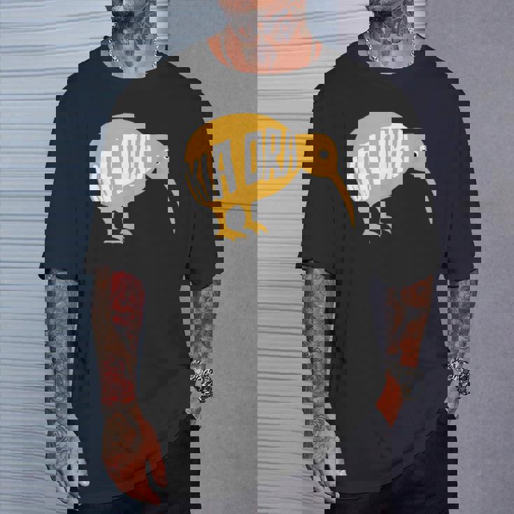 ニュージーランド お土産 キウイ鳥 キア・オラ Be Well ギフト Tシャツ 彼への贈り物