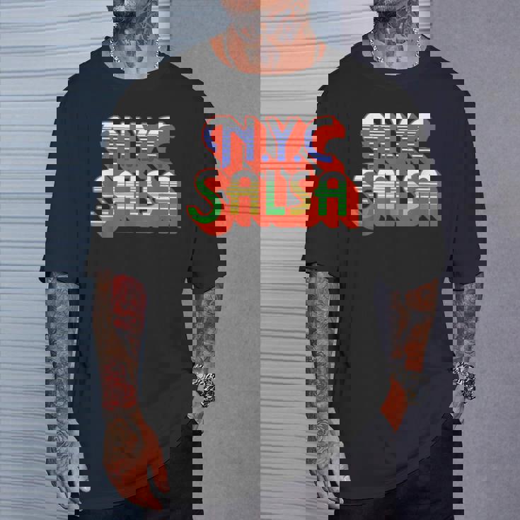 ニューヨークシティ・サルサ・ラテン音楽 Tシャツ 彼への贈り物