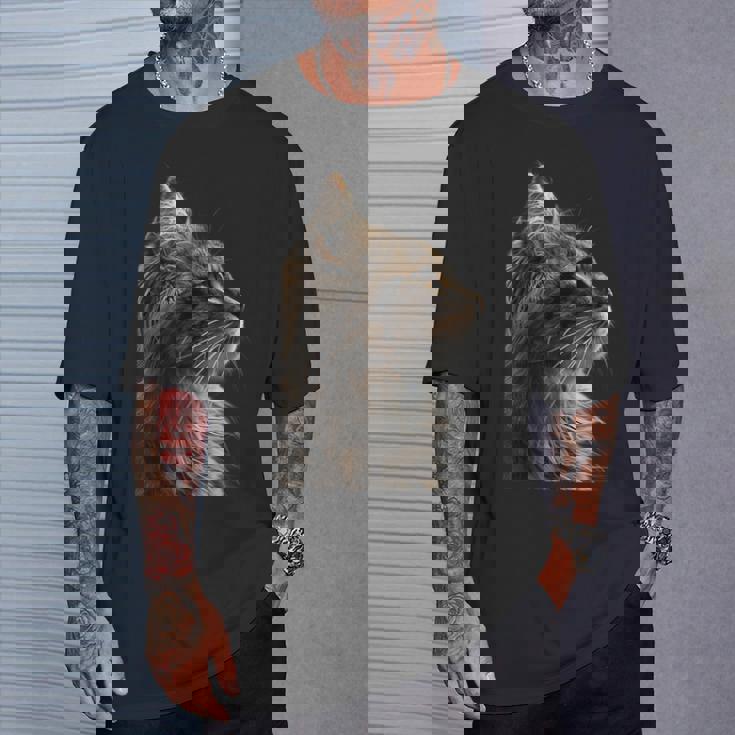 ノルウェージャンフォレストキャット Tシャツ 彼への贈り物