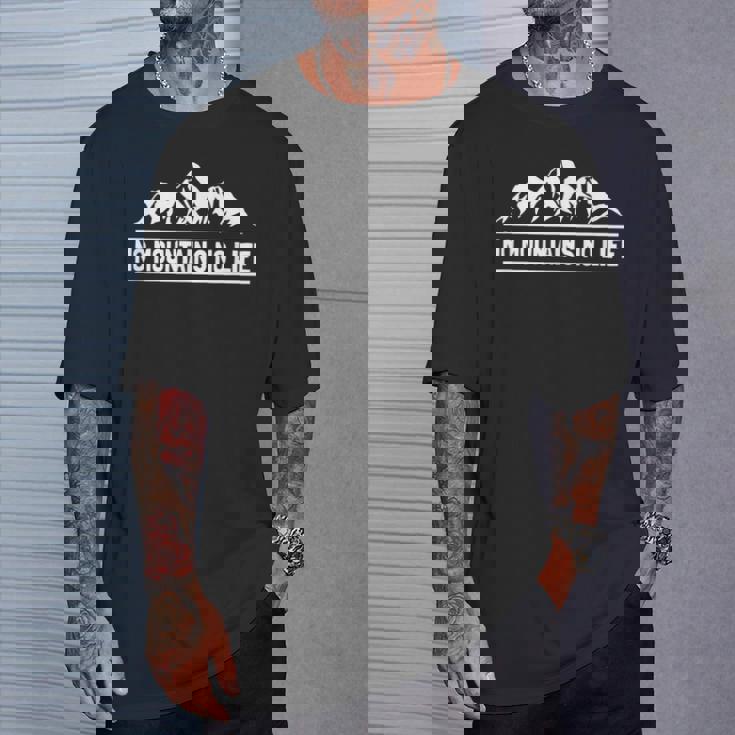 ノーマウンテンノーライフ ロッククライミング エイドクライミング フリークライング アルパインクライミング 登攀 登山 Tシャツ 彼への贈り物