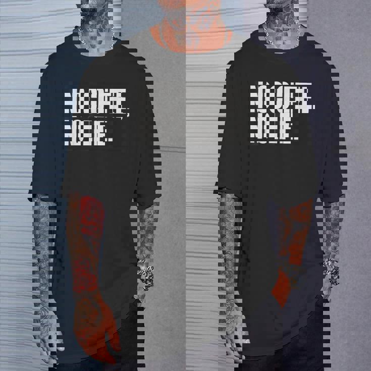 ノー・コーヒー・ノー・ライフ Tシャツ 彼への贈り物