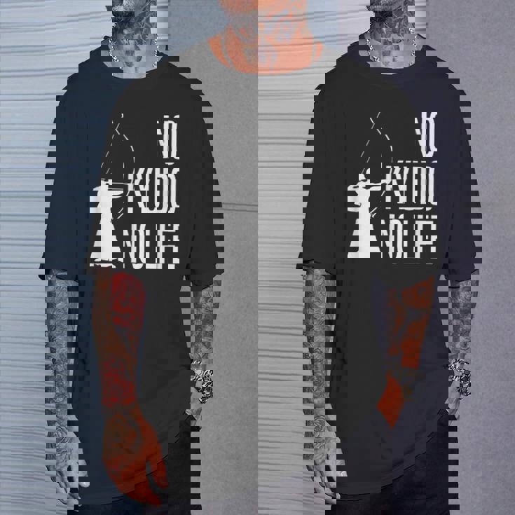 ノー弓道ノーライフ 弓道場 弓術 弓道好き 騎射 歩射 堂射 弓道部 弓道サークル 古武術 和弓 弓道 Tシャツ 彼への贈り物