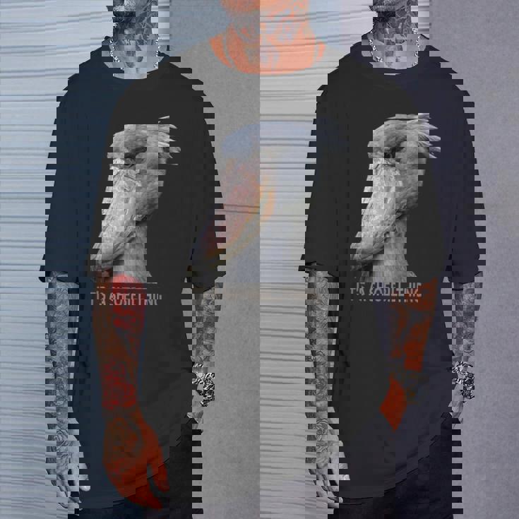 ハシビロコウそれはハシビロコウです Tシャツ 彼への贈り物