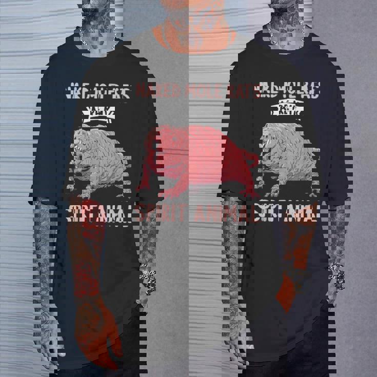 ハダカデバネズミは私のスピリットアニマルハダカデバネズミ Tシャツ 彼への贈り物