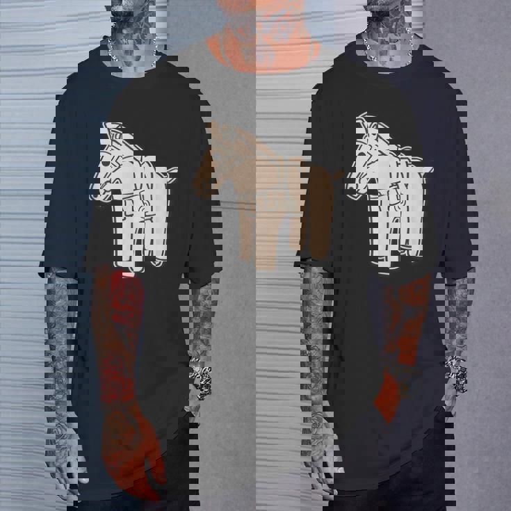 ハニワの馬 埴輪【ゆるフレンズ】歴史土器 シンプル かわいい イラスト Tシャツ 彼への贈り物