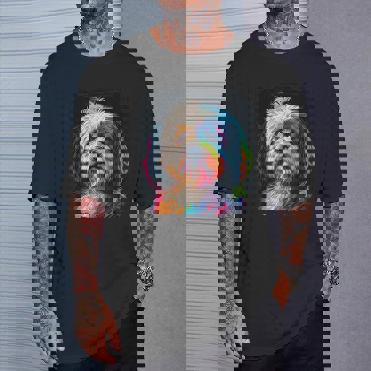 ハバニーズのアートワークを使用したハバニーズドッグオーナーデザイン。 Tシャツ 彼への贈り物