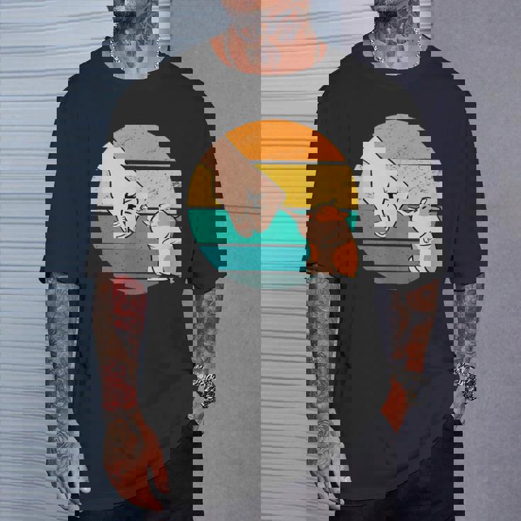 ハムスターフレンド げっ歯類ペット Tシャツ 彼への贈り物