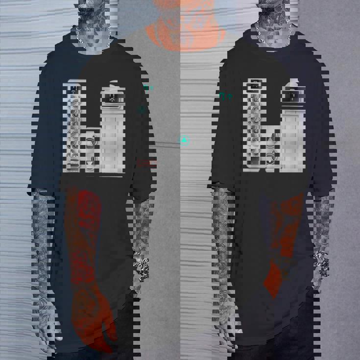 ハロウィンコスチューム、クールなエレベーターボタンアート Tシャツ 彼への贈り物