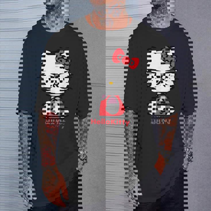 ハローキティ Usデザイン メガネ Tシャツ 彼への贈り物