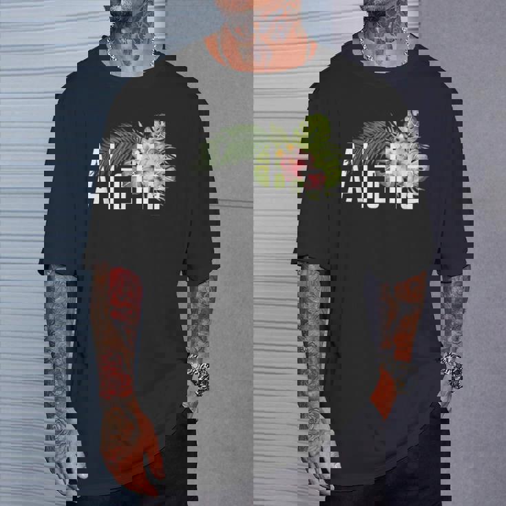 ハワイ島発アロハ フラワースピリットを感じる アロハ Tシャツ 彼への贈り物