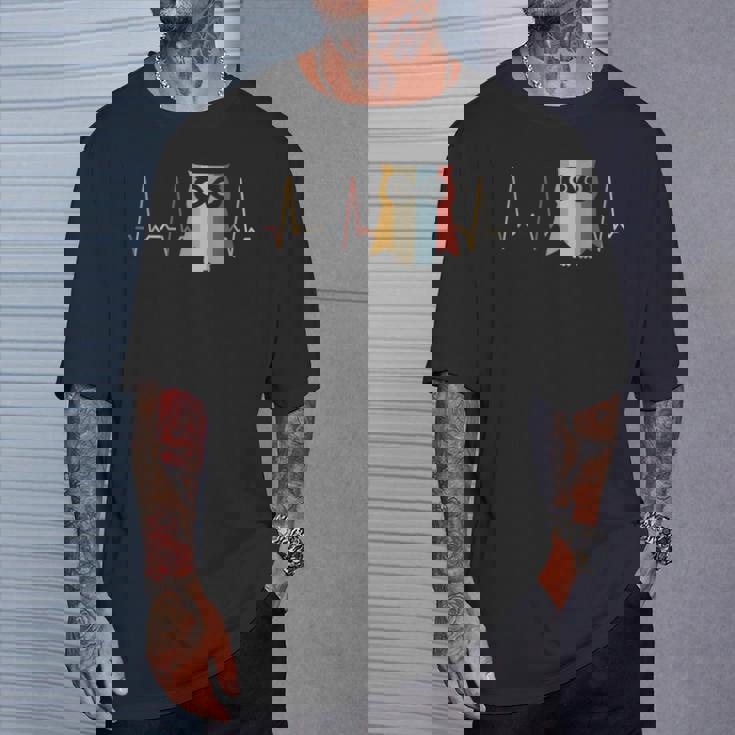 ハートビートフクロウ Tシャツ 彼への贈り物