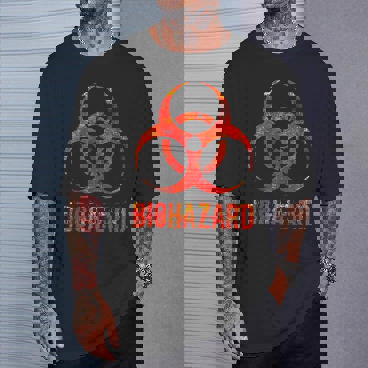 バイオハザード アンティーク調 生物学 科学教師 ロックスター ギフト Tシャツ 彼への贈り物