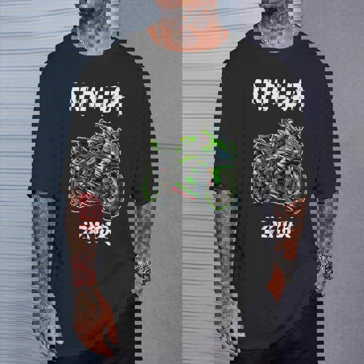 バイク Zx10r ニンジャ モーターサイクリスト Zx10r バイク Tシャツ 彼への贈り物